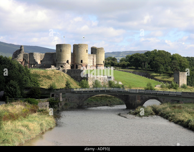 Rhuddlan Castle North Wales Stock Photo, Royalty Free Image: 13403189 