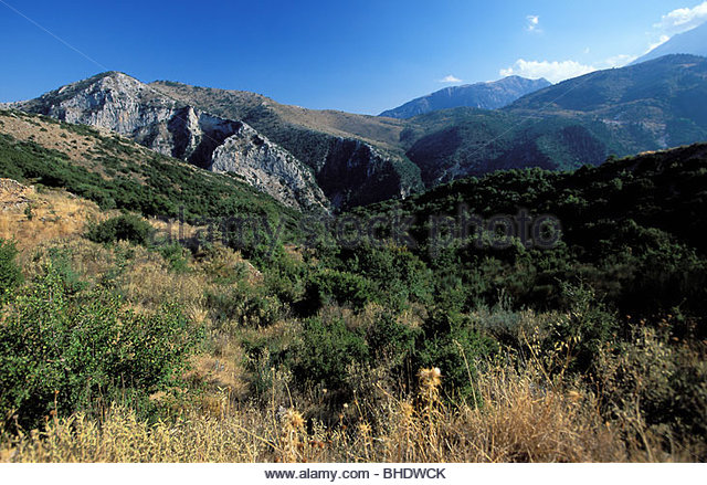 the mount taygetus, peloponnese, greece, europe Stock Photo, Royalty ...