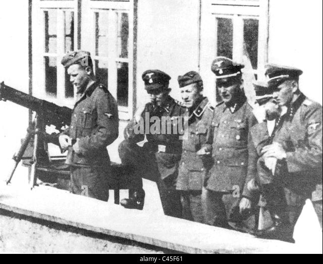 Guards of the SS in Mauthausen concentration camp Stock Photo, Royalty ...