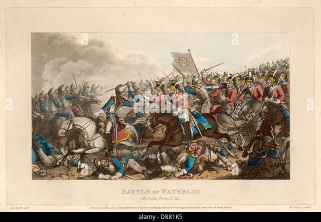 Battle Of Waterloo 1815 Stock Photo, Royalty Free Image: 56725289 - Alamy