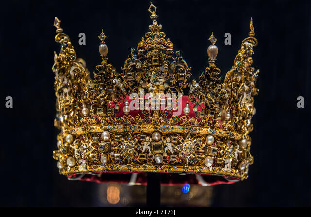 Crown Jewels, The Treasury, Rosenborg Castle, Copenhagen, Denmark Stock ...