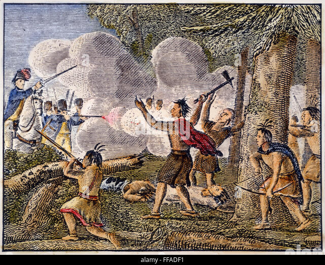 Yamasee War, 1715. /ngovernor Craven Of South Carolina Attacks The ...